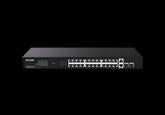 Tenda 24 Gigabit PoE ports, 2 uplink Gigabit RJ45 ports, 2 SFP ports | TEG1128P-24-410W